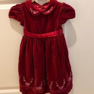 ❤️Girls 4T Children’s Place Red Velvet Dress❤️
